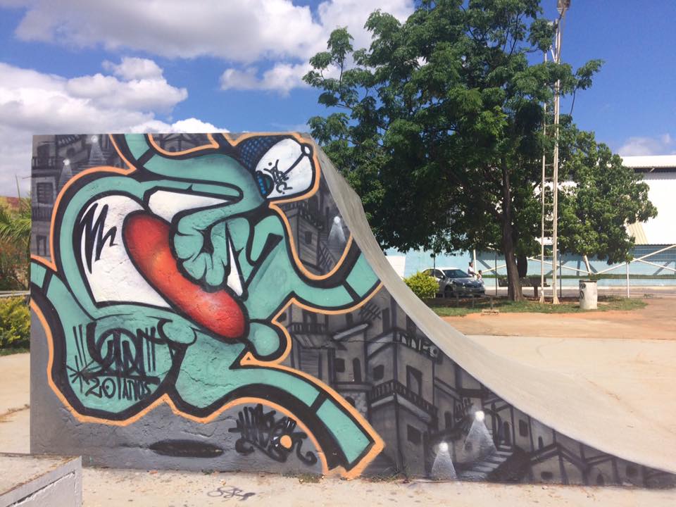 As-Ruas-Estão-Olhando-2 Grafite e skate animaram pista de Skate nesse domingo (3)