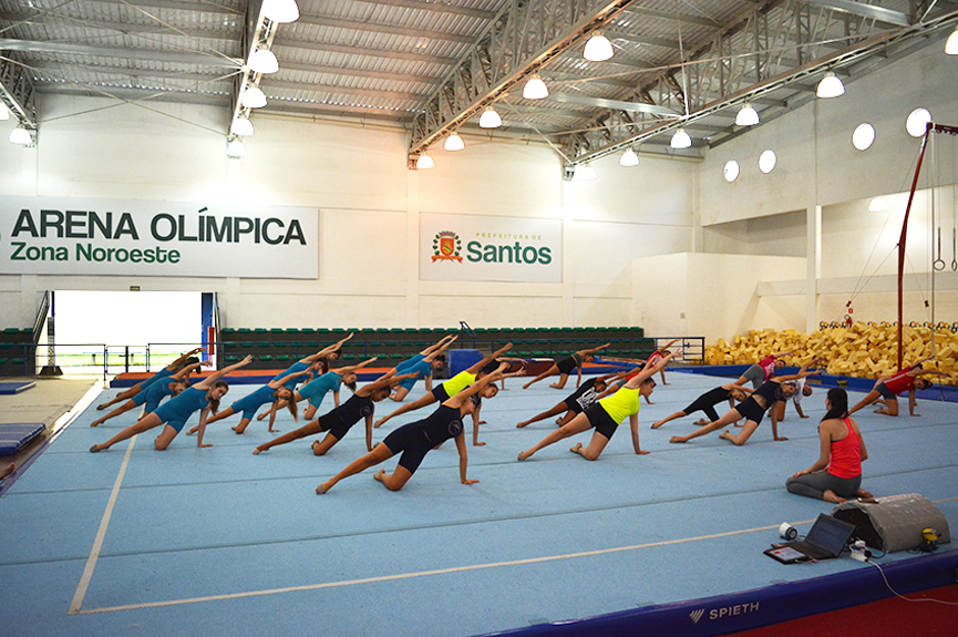 geg6 Ginastas itupevenses participam de curso em Santos